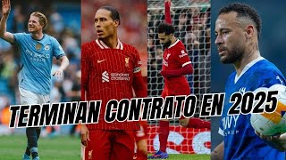 11 Jugadores Que Terminan Contrato en 2025 futbol [upl. by Naujik]