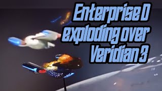 Enterprise D exploding over Veridian 3 [upl. by Avat938]