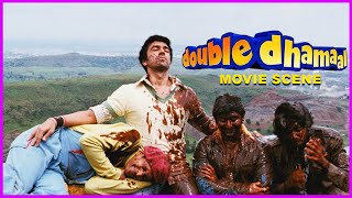 Ritesh Deshmukh Con People For Living  Double Dhamaal  Movie Scenes  Sanjay Dutt  Kangana [upl. by Drofdeb]