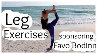 Exercises for long lean legs  FavoBodinn Sponsorship [upl. by Fowle740]