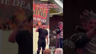 Six Flags Chicago Fright Fest Show 2024 Part 3 chicago FrightFest SixFlags halloween Shorts [upl. by Ettenajna]