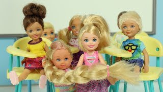 Barbie Ümiti partiye hazırlıyor Komik kız çocuk videosu Süslenme oyunu [upl. by Aihtenyc]