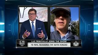 Kings President Luc Robitaille talks Global Series Behind The Glass more [upl. by Jordison]