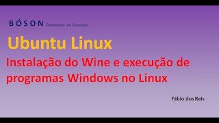 Instalação do Wine e execução de programas Windows no Linux Ubuntu [upl. by Staffard614]