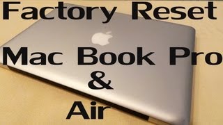 How to  Factory Reset  Hard Reset Your MacBook Pro amp Air Easiest Method [upl. by Ness]