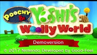 Lets Play Poochy amp Yoshis Woolly World Demo [upl. by Nyllaf]