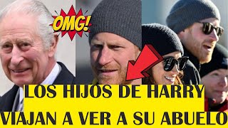 Los hijos del PRINCIPE HARRY estarían a un paso DE VISITAR A SU ABUELO EL REY CARLOS III [upl. by Turmel144]