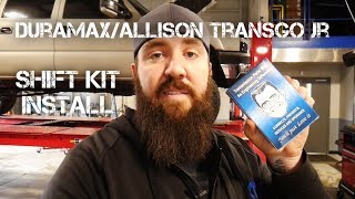 DURAMAX TRANSGO SHIFT KIT INSTALL [upl. by Anileuqcaj]