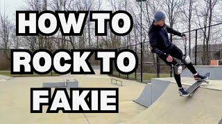 How to Rock to Fakie at 51 YO More Skating Tips [upl. by Siroval]