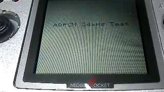 NeoGeo Pocket 24 kHz ADPCM Playback [upl. by Anialed163]