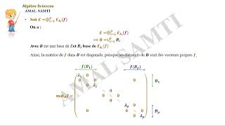 Réduction des endomorphismes partie N° 4 Diagonalisation [upl. by Gonick]