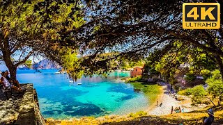 Assos beach 4K Kefalonia [upl. by Lucilla]