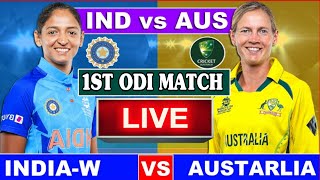 India Women vs Australia Women 1st ODI  Live Cricket Match Today [upl. by Eiromem751]