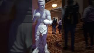 BOXER JOE LEWIS STATUE AT CAESARS PALACE LAS VEGAS youtubeshorts shortsvideo shortsfeed [upl. by Opiak]