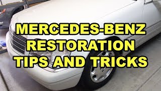 Common MercedesBenz Restoration and Repair Tips and Tricks [upl. by Honorine]