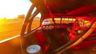 Jake Drewett Modified sedan Heat 2 Vic title In Car Footage throwback [upl. by Nnyledam]