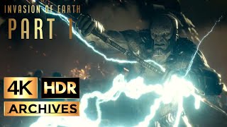 Zack Snyders Justice League  4K  HDR   Darkseid vs Old Gods  Invasion of Earth ● Part 1 of 2 ● [upl. by Oiretule487]