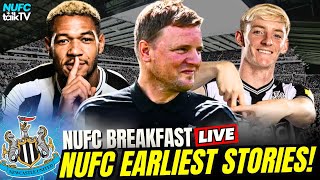 NUFC BREAKFAST NEWCASTLE UNITED NEWS LIVE [upl. by Dailey687]