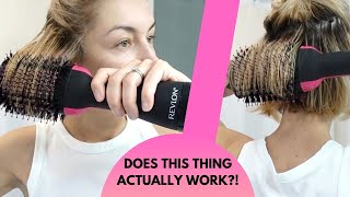 Does It Work Revlon OneStep Hair Dryer  Review  Tutorial [upl. by Ladiv]