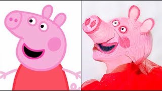 TURNING MYSELF INTO PEPPA PIG [upl. by Jennings427]