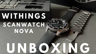 Withings ScanWatch Nova schwarz Unboxing  Teil 1  deutsch [upl. by Alesiram]