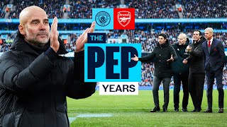 Man City vs Arsenal  The Pep Years [upl. by Syxela182]