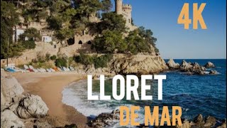 Lloret de mar espana 4K walking tour 2024 costa brava [upl. by Samoht]