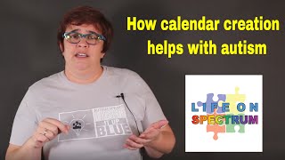 How calendar creation help with autism [upl. by Ayatan]