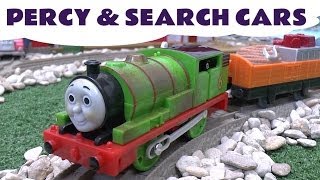 PERCY amp THE SEARCH CARS by Thomas The Train Trackmaster [upl. by Josy]