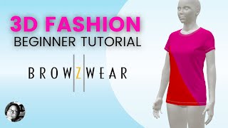 Browzwear 3d Fashion Design Software Beginner Tutorial [upl. by Vallie616]