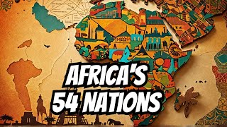 Africas 54 Countries and Capitals africa africancountries [upl. by Akeylah]