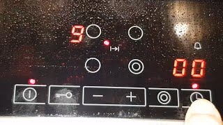 How to set the timer on Balay Bosch Siemens electric glass ceramic cooktop SCHOTT CERAN [upl. by Markowitz795]