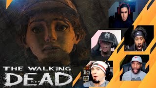 Gamers Reactions to Grenade Trap Part 1  The Walking Dead The Final Season [upl. by Ahsinnor]