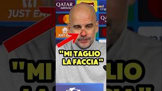 Guardiola IMPAZZISCE e si TAGLIA LA FACCIA😱guardiolamanchestercity [upl. by Anirdnajela]