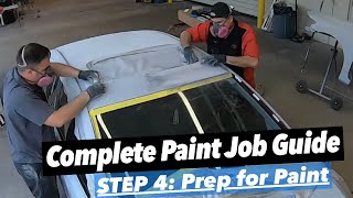 How To Paint a Car Guide Episode 4 Block Sanding and Prepping for Paint [upl. by Suchta576]