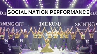 Social Nation Full Performance  Nidhi Kumar  The only “ONCE MORE” Performance 🧿 [upl. by Ailes640]