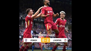 HIGHLIGHTS IPSWICH TOWN 02 LIVERPOOL JOTASALAH [upl. by Efar485]