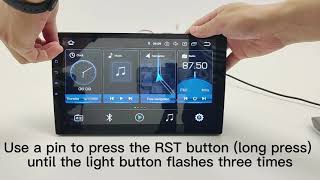 How to reset factory data via RST on Android radio [upl. by Olshausen]