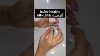 INGLOT DURALINE AFFORDABLE DUPE ✨ Makeup hack makeup youtubeshorts [upl. by Nylle]