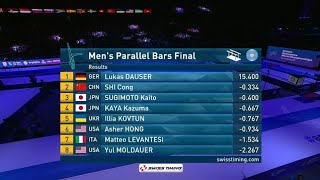 Mens Parallel Bars Final  FULL SESSION World Championships Antwerp 2023 [upl. by Assyral]