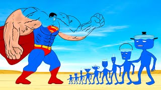 Evolution Of BIG SUPERMAN Vs Evolution Of MONSTER RADIATION  Returning From The Dead SECRET  FUNNY [upl. by Ciprian526]