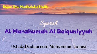 Syarah Manzhumah Al Baiquniyyah  Ustadz Dzulqarnain Muhammad Sunusi  Sesi 5 [upl. by Asir]