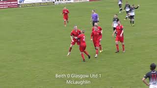 WoSFL Cup 2nd Rd Beith v Glasgow Utd [upl. by Anairo]