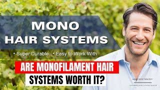 Are Monofilament Hair Systems Worth It LaVivid Hair System [upl. by Vitoria]