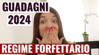 REGIME FORFETTARIO 2024 tasse partita iva con esempi [upl. by Nagard589]