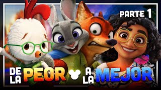 Las 61 PELÍCULAS de DISNEY de PEOR a MEJOR Parte 1  ControlZ [upl. by Eleanor]