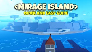 How To Find Mirage Island Fast amp Easy  Blox Fruits Updated Guide [upl. by Pedersen]