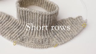 SLANTING SLIPOVER  short rows [upl. by Marutani]