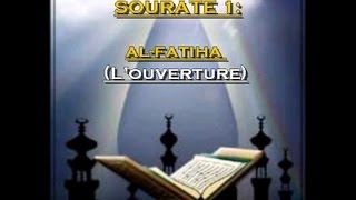 Récitation du Saint Coran Français Arabe  Sourate 1  Al Fatiha [upl. by Marylee]