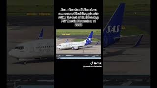 737 sas airlines has veen retired [upl. by Alaik552]